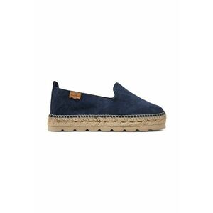 Espadrile dama - 682439 - Piele intoarsa - Albastru imagine