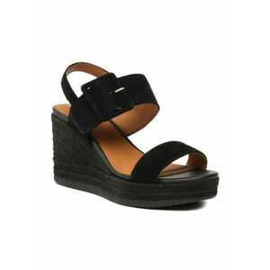 Espadrile dama - Piele naturala - Negru - 396854 imagine