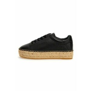 Espadrile de piele ecologica cu logo discret imagine