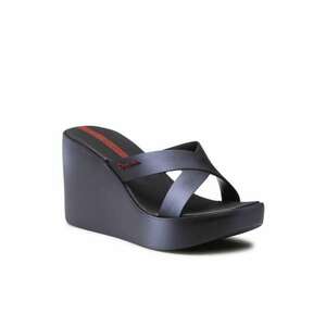 Papuci flip-flop dama - Textil - Negru imagine