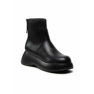 Botine dama - 301704621 - Piele ecologica - Negru imagine