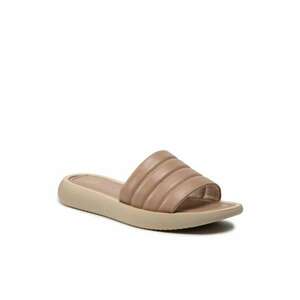 Papuci flip-flop dama - 300221815 - Piele naturala - bej imagine