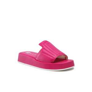 Papuci flip-flop dama - Piele naturala - roz imagine