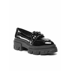 Mocasini dama - Piele naturala - Negru - 3 imagine