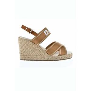 Sandale wedge cu logo imagine