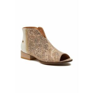 Botine dama - 023262 - Piele naturala - Bej imagine