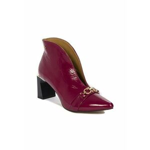 Botine dama - 759015 - Piele lacuita - Violet imagine