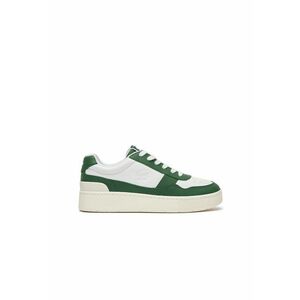 Pantofi sport barbati - 69338 - Verde - Piele naturala imagine