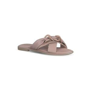 Papuci flip-flop dama - 301800071 - Piele naturala - Bej imagine