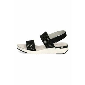 Sandale wedge de piele imagine