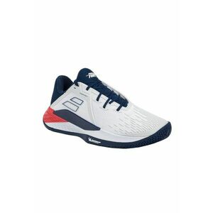 Pantofi tenis barbati Fury 3 - Poliuretan - Alb/Albastru imagine