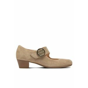 Pantofi dama 303785611 - Piele intoarsa - Bej imagine