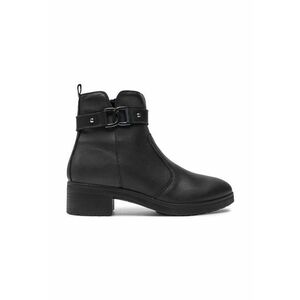 Botine dama - 304530 - Piele naturala - Negru imagine