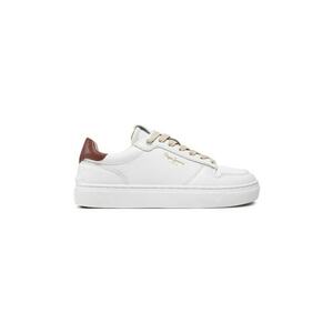 Sneakers PLS00015 Alb - Piele ecologica imagine