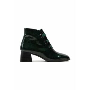 Botine Rio-I24 HI243635 Verde - Piele lacuita imagine