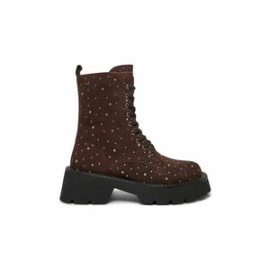 Botine OO2N4112 Maro - Piele naturala imagine