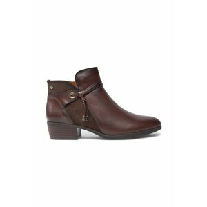 Botine W1U-8505 Maro - Piele lacuita imagine