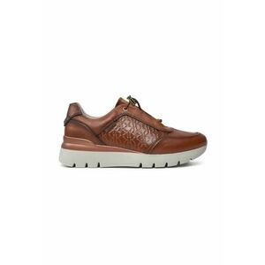 Sneakers Asturias W9C-6607 Maro - Piele lacuita imagine