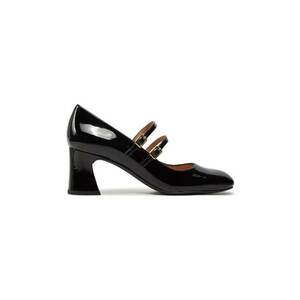 Pantofi pumps Mount Negru - Piele lacuita imagine