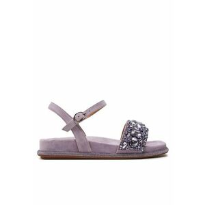 Sandale dama 303770624 - Piele intoarsa - Violet imagine