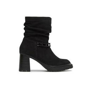 Botine dama - 30352625236 - Piele naturala - Negru imagine