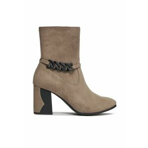 Botine dama 303526177 - Piele intoarsa - Maro imagine