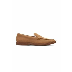 Pantofi loafer uni de piele intoarsa imagine