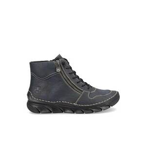 Botine dama - 30324790437 - Piele ecologica - Albastru imagine