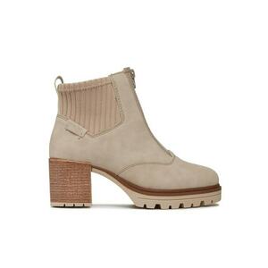 Botine dama - 30322106541 - Piele ecologica - Bej imagine