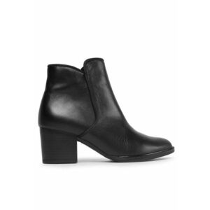 Botine dama - 30318282337 - Piele naturala - Negru imagine