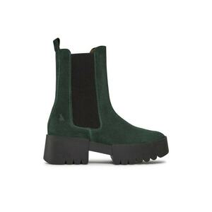 Botine dama - 30307503337 - Piele naturala - Verde imagine