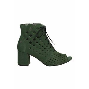 Botine dama - Piele naturala - Verde imagine