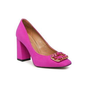 Pantofi dama 302341733 - Piele intoarsa - Violet imagine