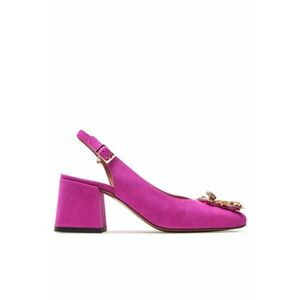 Sandale dama - 30231499736 - Piele naturala - Violet imagine