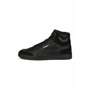 Pantofi sport mid-high cu insertii de piele intoarsa Suffle Fur Forest Night imagine