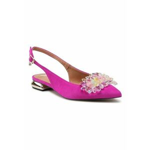 Sandale dama - 300596005 - Piele naturala - Violet imagine