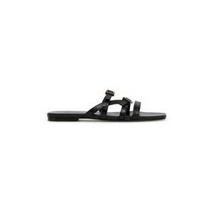 Slapi dama - 590559 - Piele naturala - Negru imagine