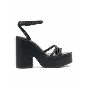 Sandale dama - 590486277212737 - Piele ecologica - Negru imagine