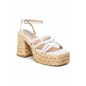 Sandale dama - 302094714 - Piele naturala - Ecru imagine