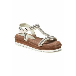 Sandale dama - 302225507 - Piele naturala - Alb imagine