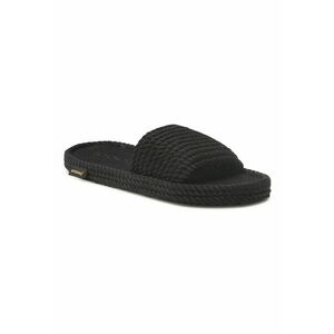 Papuci flip-flop dama - 302957798 - Textil - Negru imagine