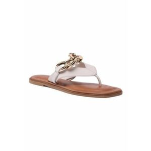 Papuci flip-flop dama - Piele naturala imagine