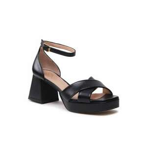 Sandale dama - 302827268 - Negru - Piele naturala imagine