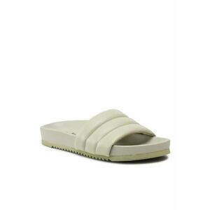 Papuci flip-flop dama - Piele ecologica - Verde imagine