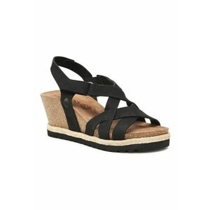 Sandale dama - 301973256 - Piele naturala - Piele nabuc - Negru imagine