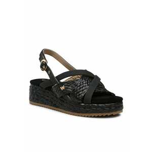 Espadrile dama - Piele ecologica - Negru - 46548 imagine