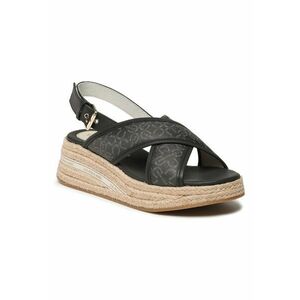 Sandale dama - 302824090 - Piele ecologica - Negru imagine