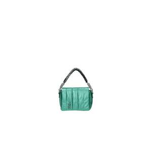 Geanta messenger Piele ecologica - 14 x 20 x 10 cm - Verde imagine