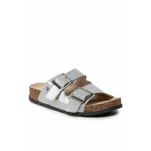 Papuci flip-flop dama - Textil - Argintiu imagine