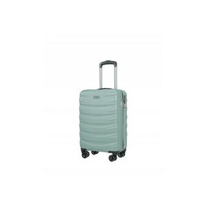 Troler de cabina Valencia - Policarbonat - Verde - 55x35x20cm - Set de 4 roti pivotante imagine